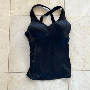 Athleta Like New Black Racerback Tank Sz Medium
